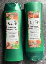 Suave Juego de Champú y Acondicionador Hidratante ALMOND & KARITÉ 12.6 OZ EA NUEVO