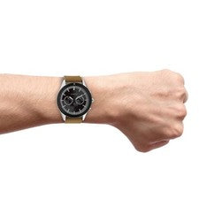 Oozoo Reloj De Pulsera Para Hombre Timepieces Analógico De Cuero Marrón UOC10801