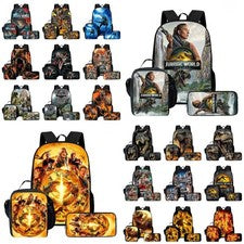 2026 Nuevo Jurassic World Dinosaurio Mochila Escuela Bolsa de Almuerzo Bolsa de Libros Estuche para Lápices