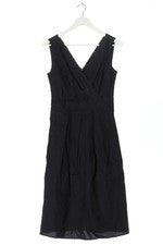 Vestido de cóctel Zero mujer algodón negro talla 34 minimalista nuevo