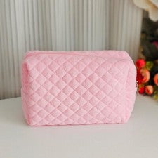 Nuevo ULTA Maquillaje Cuidado de la Piel Bolsa de Viaje Estuche con Cremallera Rosa Claro 7.5"x5"x2.5"