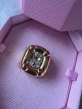 Anillo de cóctel Swarovski Dulcis corte cojín tono dorado 5613659 talla 55 nuevo 💕