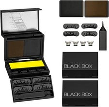 Kit de maquillaje de ojos portátil 3 en 1: sello de pestañas inferiores, marca de belleza yema, delineador de ojos