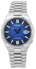 Citizen Abito Automatico Quadrante Blu In Acciaio Inox NJ0151-88L da Uomo