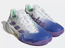 ¡NUEVO! Adidas Barricade HP7417 Tenis Zapatos Azul Lúcido Violeta Como Nuevos Para Mujer EE. UU. 7-8