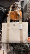 Bolso de Mano Lululemon Dos Tonos Lona 10L/Mojave Tostado/Marfil Claro/NUEVO