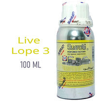 Aceite de perfume concentrado Live Lope 3 Surrati, envasado de 100 ml, aceite Attar.