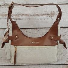 Bolso de hombro natural para mujer Izzie Fiorelli
