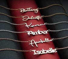 Collar con nombre personalizado colgante de plata 925 • Regalo de joyería para ella • Col