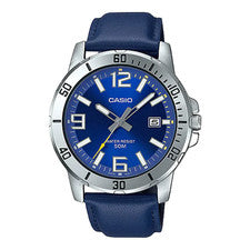 CASIO MTP-VD01L-2BVUDF OROLOGIO UOMO ACCIAIO BLU DATA 43mm SOTTOCOSTO