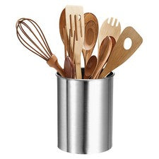 Soporte para Utensilios de Cocina, Soporte para Utensilios de Acero Inoxidable 3.1x3.9", Plateado