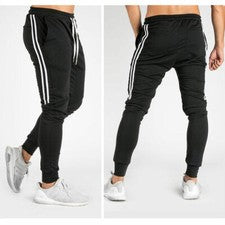 Pantalones Largos De Chándal Hip hop Para Hombres Moda Deportivo A Rayas Informal