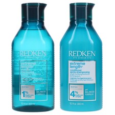 Paquete combinado de champú y acondicionador Redken Extreme Length de 10,1 oz