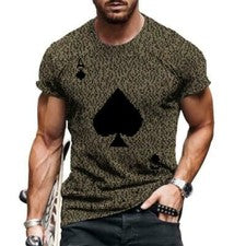Camiseta Hombre Moda Gráfica Manga Corta H Fitness Informal Vintage Suave Camiseta
