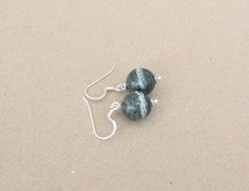 Silber Augen Edelstein 925/ Silber Ohrringe,12 mm,, (OTEN-8)