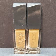 Base Believe Beauty Skin Finish CAFE` maquillaje de cobertura media a completa paquete de 2