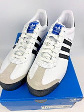 Adidas Samoa Tenis Correr Negro Blanco Para Hombre Talla 11.5 Cuero Gamuza Nuevo en Caja