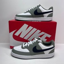 Nike Court Vision Lo P NBK Zapato para Hombres Blanco Negro Plata Salvia 8.5,9,10.5,11.5,13