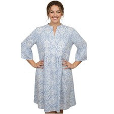 Nuevo con etiquetas Vestido Just Fashion Now Para Mujer XL - Azul Reunido Sedoso Cottagecore Country