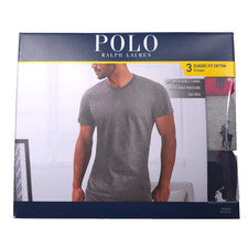 Polo Ralph Lauren Para Hombres Mediano Paquete de 3 Clásico Algodón Cuello Redondo Camiseta PRL