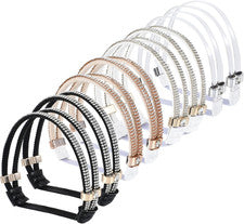 4 pares de correas para zapatos de tacón alto tacones elásticos banda para cinturón de tobillo desmontable
