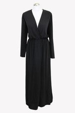 Vestido mujer Postyr talla 38 negro NUEVO maxi vestido elegante vestido largo