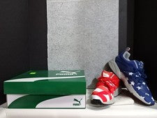 ZAPATO DEPORTIVO PUMA BLAZE OF GLORY RWB EE. UU. ROJO/BLANCO/AZUL PARA HOMBRE 8.5 362096-01 ¡NUEVO EN CAJA!!