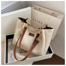 Bolso de mano para mujer Madam de gran capacidad con textura de moda bolso de hombro individual