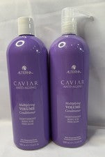 Alterna Caviar Acondicionador Antienvejecimiento Multiplicador Volumen para Cabello Fino 33.8oz x2