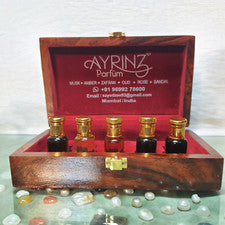 RARO 6 ml Edición Especial Set de 5 Attar Perfume Aceite Fragancia Aroma Enví...