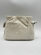 On 34th Bradlie Bolso Bandolera Mujer Tejido Suave Pequeño Hombro en Crema