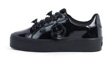 Kickers Mujer Tovni Stack Lo Flor Charol Negro 7611
