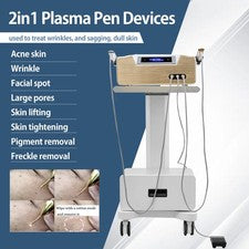 Máquina de cuidado facial con soporte de eliminación de arrugas de acné levantamiento de párpados con ozono plasma 2 en 