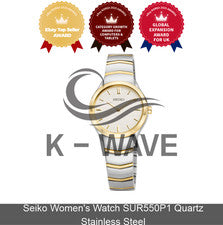 Reloj Seiko Mujer SUR550P1 Cuarzo Acero Inoxidable Express / Genuino
