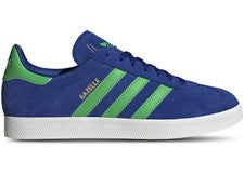 Talla 9.5 - Adidas Gazelle Azul Real Verde Energía JH5389