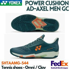 YONEX Tenis Zapatos Power Cushion Ad-axel Hombres GC Verde Azulado SHTAAMG 544 2026 NUEVO