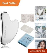 Herramienta de masaje facial manual Gua Sha - perfecta para esculpir la mandíbula y el cuidado de la piel