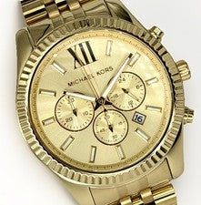 Reloj Pulsera MICHAEL KORS Lexington MK8281 Oro 45mm Cronógrafo Unisex