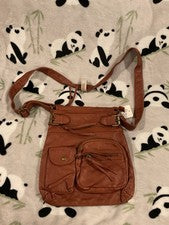 Bolso de mano para mujer Scarleton marrón bandolera bolso de hombro