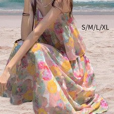 Vestido floral estilo francés para mujer, falda outfit, vestido corto para