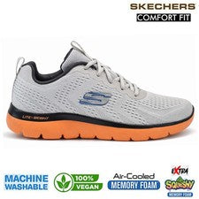 ZAPATOS DEPORTIVOS INFORMALES SKECHERS PARA HOMBRES ESPUMA VISCOELÁSTICA CORRER GIMNASIO CAMINAR TALLA