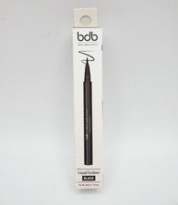 Delineador de ojos líquido BDB Billion Dollar Beauty negro nueva caja 0,017 oz 0,5 ml impermeable