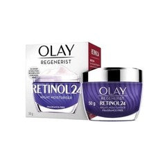 Crema Noche Olay Retinol 24 Regenerista Facial Real Reducir Arrugas 50g.
