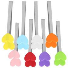 8 piezas utensilios de cocina de silicona pinzas para servir alimentos buffet barbacoa clip