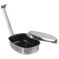 Francés Ejército Vajilla Exterior Camping Utensilios de Cocina Acero Inox. Pan