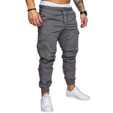 Casual Pantalones Largos De Chándal Para Hombre Moda De Algodón Gimnasio Depor C