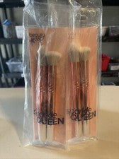 Lote de (2) Beauty 360 Sparkle Queen Glow Up Duo! Cepillo redondeado y cepillo resaltador