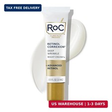Crema de noche antienvejecimiento arrugas profundas RoC Retinol Correxion, hidratante facial diaria