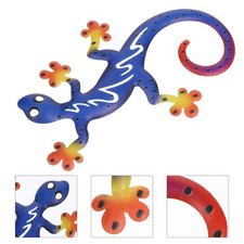 1 pieza Único Gecko Colgante de Pared Duradero Hierro Gecko Decoración Vivo Hogar Pared Adorno