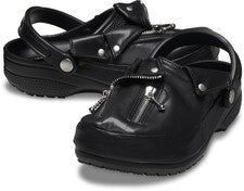 Crocs Classic Zuecos X Beams Chaqueta de cuero 210582-001 negro Japón unisex 45-46 M11